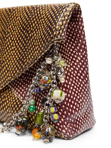 Dries Van Noten Women's Dotted Envelope Leather Shoulder Bag - Brown | Thumbnail 7 Dries Van Noten Women's Dotted Envelope Leather Shoulder Bag - Brown | Thumbnail 7