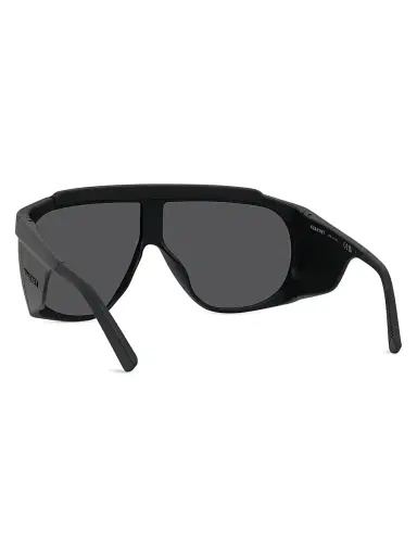 Vuarnet Men's Outdoor-Altitude 68MM Shield Sunglasses - Matte Black Blue Mirror | Thumbnail 4 Vuarnet Men's Outdoor-Altitude 68MM Shield Sunglasses - Matte Black Blue Mirror | Thumbnail 4