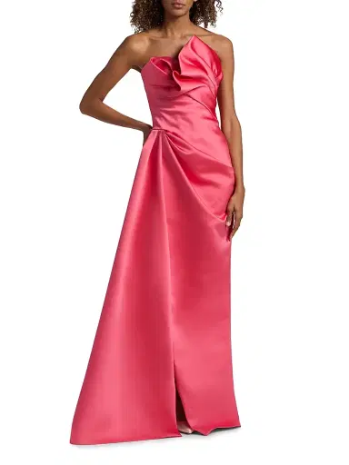 Atelier Prabal Gurung Women's Tamara Satin Strapless Gown - Rose - Size 6 | Thumbnail 2 Atelier Prabal Gurung Women's Tamara Satin Strapless Gown - Rose - Size 6 | Thumbnail 2