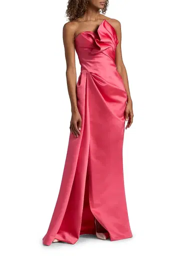 Atelier Prabal Gurung Women's Tamara Satin Strapless Gown - Rose - Size 6 | Thumbnail 3 Atelier Prabal Gurung Women's Tamara Satin Strapless Gown - Rose - Size 6 | Thumbnail 3
