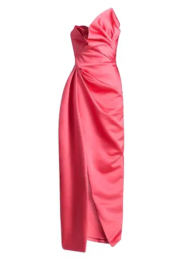Atelier Prabal Gurung Women's Tamara Satin Strapless Gown - Rose - Size 6 | Thumbnail 1 Atelier Prabal Gurung Women's Tamara Satin Strapless Gown - Rose - Size 6 | Thumbnail 1