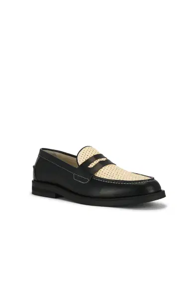 Duke + Dexter Duke + Dexter Wilde Rattan Penny Loafer | Thumbnail 2 Duke + Dexter Duke + Dexter Wilde Rattan Penny Loafer | Thumbnail 2