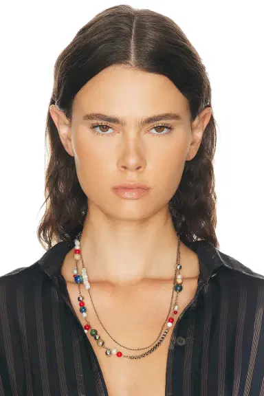 Dries Van Noten Freshwater Pearl Semiprecious Natural Stones Necklace | Thumbnail 2 Dries Van Noten Freshwater Pearl Semiprecious Natural Stones Necklace | Thumbnail 2
