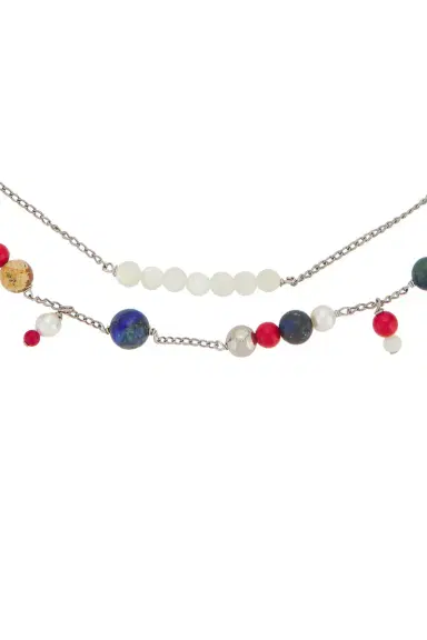 Dries Van Noten Freshwater Pearl Semiprecious Natural Stones Necklace | Thumbnail 3 Dries Van Noten Freshwater Pearl Semiprecious Natural Stones Necklace | Thumbnail 3