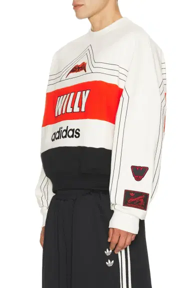 adidas Originals x Willy Chavarria NY Ball Sweatshirt | Thumbnail 3 adidas Originals x Willy Chavarria NY Ball Sweatshirt | Thumbnail 3