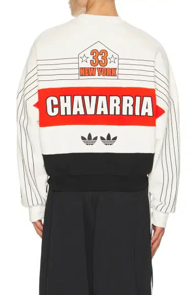 adidas Originals x Willy Chavarria NY Ball Sweatshirt | Thumbnail 4 adidas Originals x Willy Chavarria NY Ball Sweatshirt | Thumbnail 4