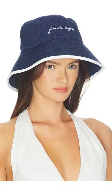 Favorite Daughter The Color Block Canvas Bucket Hat | Thumbnail 1 Favorite Daughter The Color Block Canvas Bucket Hat | Thumbnail 1
