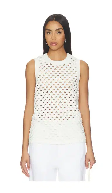 ALIGNE Jeanie Crochet Knitted Vest | Thumbnail 1 ALIGNE Jeanie Crochet Knitted Vest | Thumbnail 1