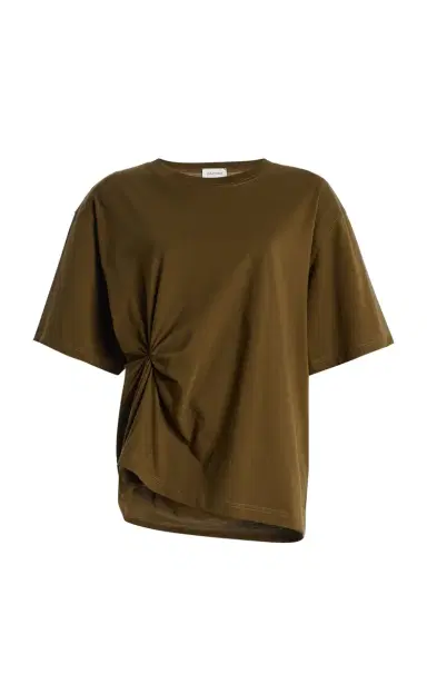 House of Dagmar Knotted Cotton T-Shirt | Thumbnail 6 House of Dagmar Knotted Cotton T-Shirt | Thumbnail 6