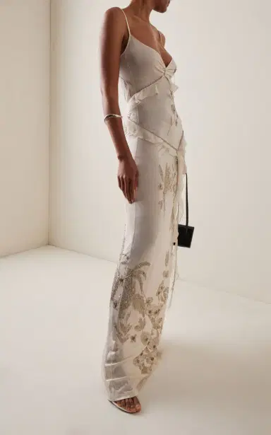 Wiederhoeft Exclusive Embellished Jersey Maxi Dress | Thumbnail 2 Wiederhoeft Exclusive Embellished Jersey Maxi Dress | Thumbnail 2