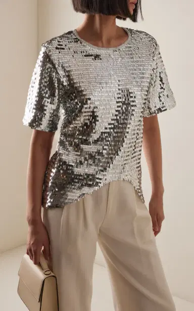 Niccolò Pasqualetti Onda Sequined Shirt | Thumbnail 3 Niccolò Pasqualetti Onda Sequined Shirt | Thumbnail 3