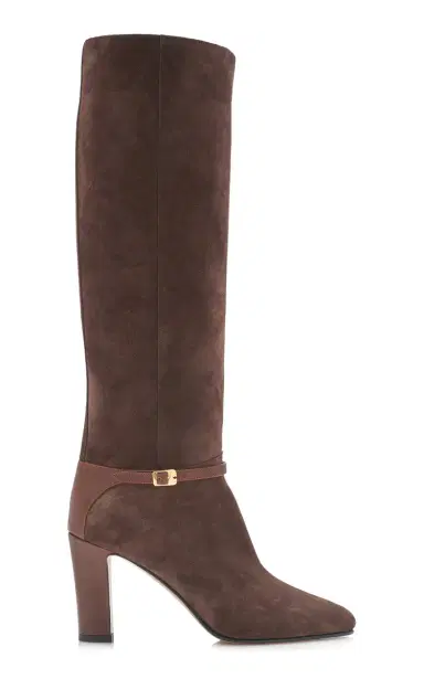 Valentino Garavani Pattie Knee-Length Suede Boots | Thumbnail 1 Valentino Garavani Pattie Knee-Length Suede Boots | Thumbnail 1