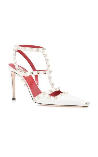 Valentino Garavani Rockstud Ankle Strap Leather Pumps | Thumbnail 5 Valentino Garavani Rockstud Ankle Strap Leather Pumps | Thumbnail 5