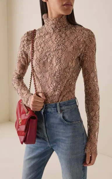 Valentino Garavani Lace Bodysuit | Thumbnail 3 Valentino Garavani Lace Bodysuit | Thumbnail 3