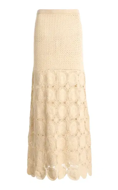 ESCVDO Siula Crocheted Cotton Maxi Skirt | Thumbnail 1 ESCVDO Siula Crocheted Cotton Maxi Skirt | Thumbnail 1