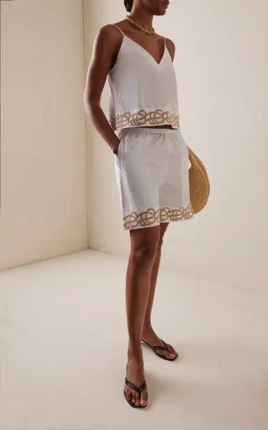 By Malene Birger Exclusive Siona Cotton Shorts | Thumbnail 2 By Malene Birger Exclusive Siona Cotton Shorts | Thumbnail 2
