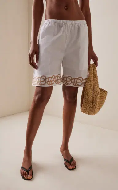 By Malene Birger Exclusive Siona Cotton Shorts | Thumbnail 3 By Malene Birger Exclusive Siona Cotton Shorts | Thumbnail 3