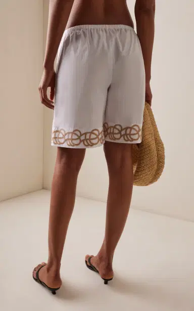 By Malene Birger Exclusive Siona Cotton Shorts | Thumbnail 4 By Malene Birger Exclusive Siona Cotton Shorts | Thumbnail 4