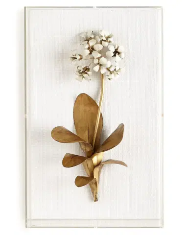 Tommy Mitchell Original Gilded Primula Study on Linen | Thumbnail 1 Tommy Mitchell Original Gilded Primula Study on Linen | Thumbnail 1