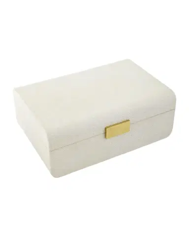 AERIN Cream Faux Shagreen Large Decorative Box | Thumbnail 1 AERIN Cream Faux Shagreen Large Decorative Box | Thumbnail 1