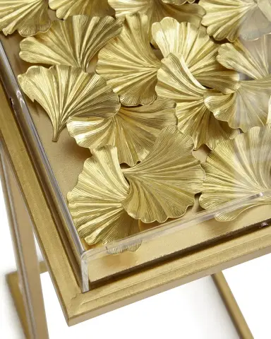 Tommy Mitchell Gilded Gingko Cocktail Table | Thumbnail 3 Tommy Mitchell Gilded Gingko Cocktail Table | Thumbnail 3