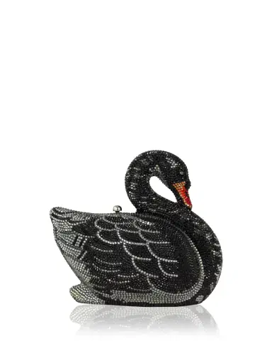 Judith Leiber Couture Swan Crystal Minaudiere | Thumbnail 1 Judith Leiber Couture Swan Crystal Minaudiere | Thumbnail 1