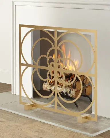Tommy Mitchell Medallion Fireplace Screen | Thumbnail 1 Tommy Mitchell Medallion Fireplace Screen | Thumbnail 1