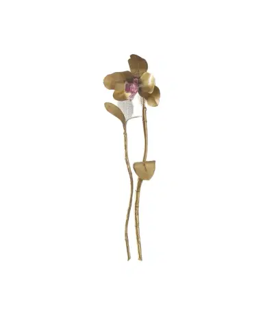 Tommy Mitchell "Gilded and Painted Orchid Study 2" Wall Decor | Thumbnail 1 Tommy Mitchell "Gilded and Painted Orchid Study 2" Wall Decor | Thumbnail 1