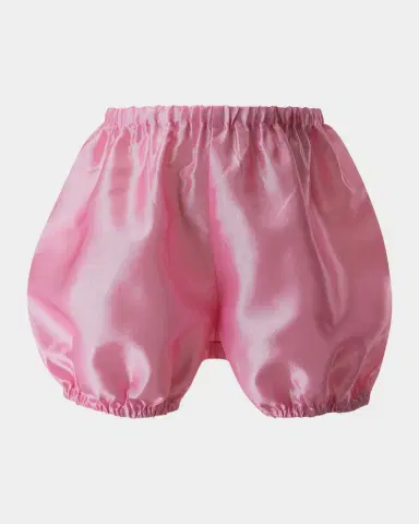 Rachel Riley Girl 's Eloise Taffeta Scalloped Dress & Bloomers Set, Size 6M-24M | Thumbnail 3 Rachel Riley Girl 's Eloise Taffeta Scalloped Dress & Bloomers Set, Size 6M-24M | Thumbnail 3