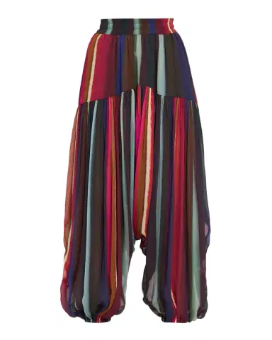 Christopher John Rogers Louie Stripe Plisse Balloon-Leg Pants | Thumbnail 1 Christopher John Rogers Louie Stripe Plisse Balloon-Leg Pants | Thumbnail 1