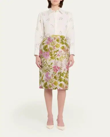 Libertine Dianthus Classic Pencil Skirt | Thumbnail 6 Libertine Dianthus Classic Pencil Skirt | Thumbnail 6