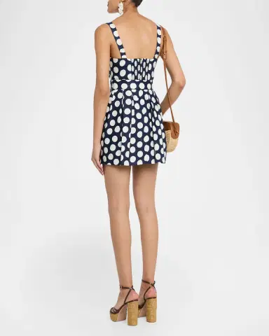 Cara Cara Etna Belted Polka Dot Mini Dress | Thumbnail 3 Cara Cara Etna Belted Polka Dot Mini Dress | Thumbnail 3