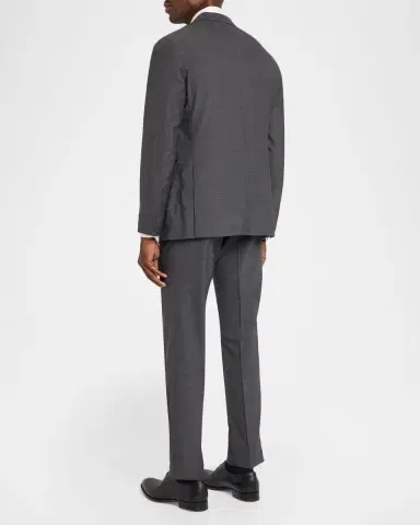 Boglioli Men's Textured Wool Two-Piece Suit | Thumbnail 3 Boglioli Men's Textured Wool Two-Piece Suit | Thumbnail 3
