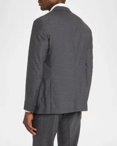 Boglioli Men's Textured Wool Two-Piece Suit | Thumbnail 5 Boglioli Men's Textured Wool Two-Piece Suit | Thumbnail 5