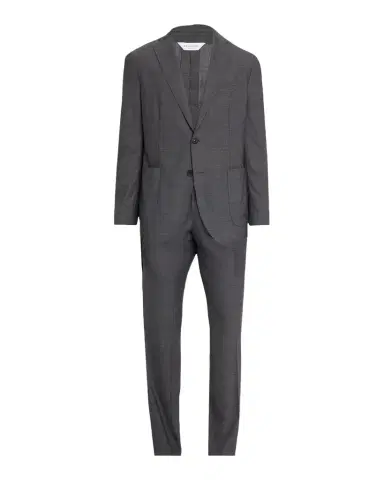Boglioli Men's Textured Wool Two-Piece Suit | Thumbnail 1 Boglioli Men's Textured Wool Two-Piece Suit | Thumbnail 1