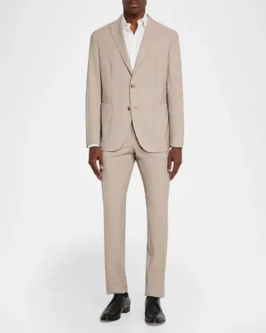 Boglioli Men's Textured Wool Two-Piece Suit | Thumbnail 2 Boglioli Men's Textured Wool Two-Piece Suit | Thumbnail 2