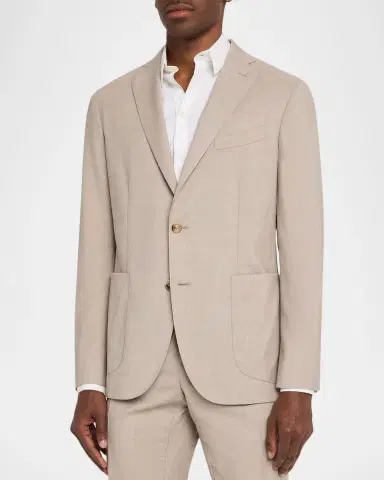 Boglioli Men's Textured Wool Two-Piece Suit | Thumbnail 4 Boglioli Men's Textured Wool Two-Piece Suit | Thumbnail 4