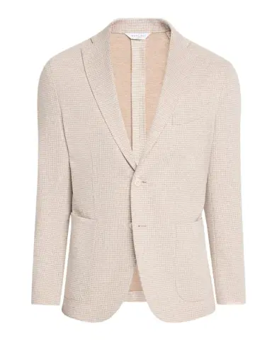 Boglioli Men 's Cotton and Linen Houndstooth Single-Breasted Sport Coat | Thumbnail 1 Boglioli Men 's Cotton and Linen Houndstooth Single-Breasted Sport Coat | Thumbnail 1