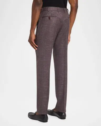 Zanella Men 's Parker Silk and Wool Tapered Trousers | Thumbnail 2 Zanella Men 's Parker Silk and Wool Tapered Trousers | Thumbnail 2