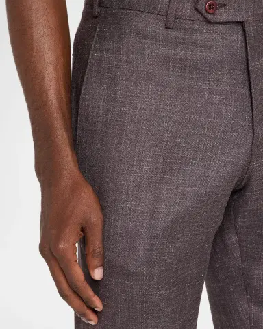 Zanella Men 's Parker Silk and Wool Tapered Trousers | Thumbnail 4 Zanella Men 's Parker Silk and Wool Tapered Trousers | Thumbnail 4