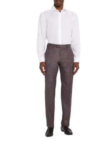 Zanella Men 's Parker Silk and Wool Tapered Trousers | Thumbnail 1 Zanella Men 's Parker Silk and Wool Tapered Trousers | Thumbnail 1