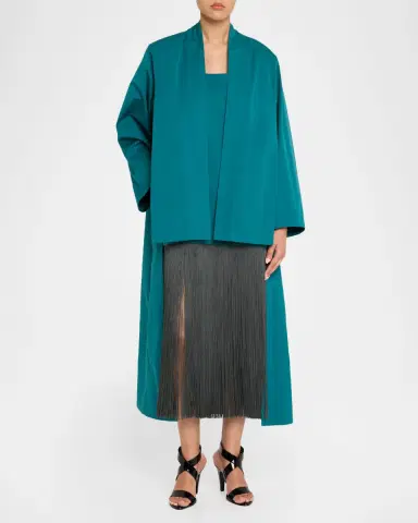 ALAÏA Asymmetric High-Low Open Jacket | Thumbnail 4 ALAÏA Asymmetric High-Low Open Jacket | Thumbnail 4