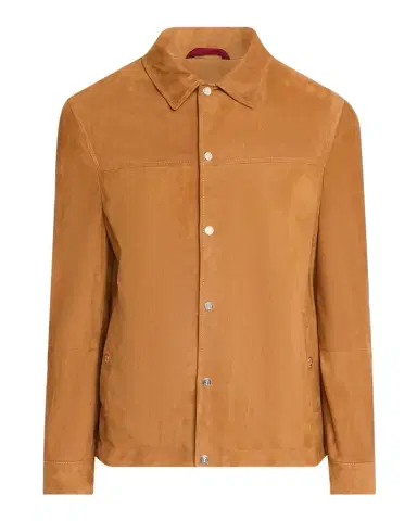 Brunello Cucinelli Men's Lightweight Suede Jacket | Thumbnail 1 Brunello Cucinelli Men's Lightweight Suede Jacket | Thumbnail 1