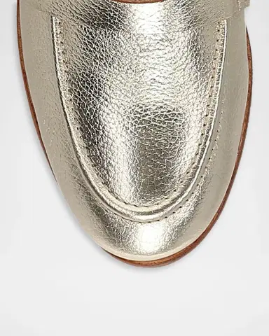 Frye Faith Metallic Leather Penny Loafers | Thumbnail 4 Frye Faith Metallic Leather Penny Loafers | Thumbnail 4