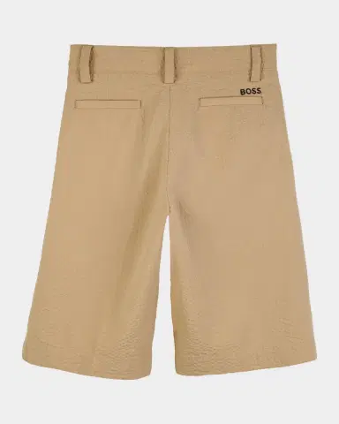 BOSS Boy's Cotton Bermuda Shorts, Size 8 | Thumbnail 3 BOSS Boy's Cotton Bermuda Shorts, Size 8 | Thumbnail 3