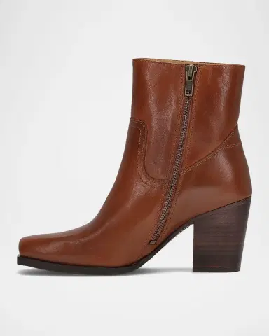 Frye Shiloh Waxy Full-Grain Leather Zip Booties | Thumbnail 3 Frye Shiloh Waxy Full-Grain Leather Zip Booties | Thumbnail 3
