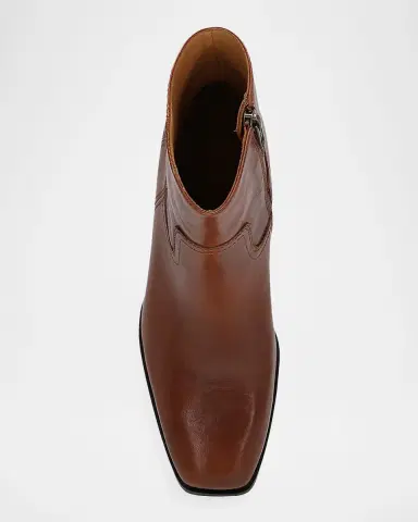 Frye Shiloh Waxy Full-Grain Leather Zip Booties | Thumbnail 5 Frye Shiloh Waxy Full-Grain Leather Zip Booties | Thumbnail 5