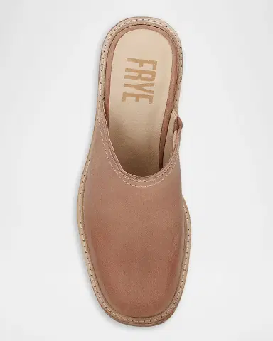 Frye 65mm Kate Vintage Oiled Leather Mules | Thumbnail 5 Frye 65mm Kate Vintage Oiled Leather Mules | Thumbnail 5