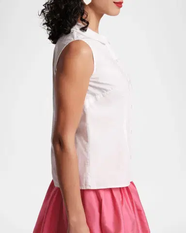Frances Valentine Louise Heart-Embroidered Cotton Top | Thumbnail 4 Frances Valentine Louise Heart-Embroidered Cotton Top | Thumbnail 4