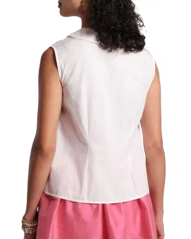 Frances Valentine Louise Heart-Embroidered Cotton Top | Thumbnail 1 Frances Valentine Louise Heart-Embroidered Cotton Top | Thumbnail 1